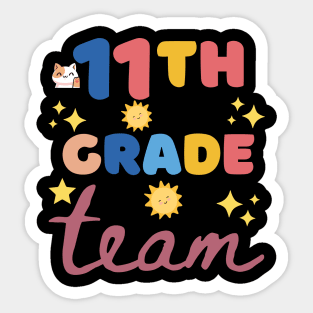 Eleventh grade team Sticker